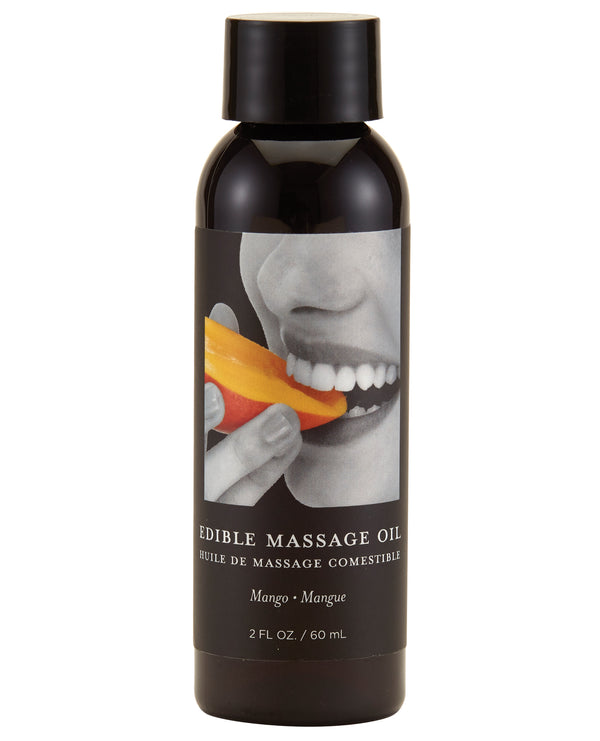Earthly Body Edible Massage Oil - 2 oz - Assorted Flavors