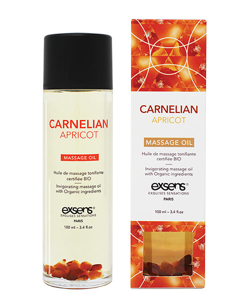 EXSENS of Paris Organic Body Oil with Stones - Assorted Crystals