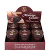 Earthly Body 2024 Holiday 3 in 1 Massage Candle Display w/Tester - 3 Scents Display of 12