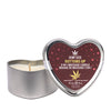 Earthly Body 2025 Valentines 3 in 1 Massage Heart Candle - 4.7 oz Bottom's Up