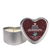 Earthly Body 2025 Valentines 3 in 1 Massage Heart Candle - 4.7 oz Stiletto