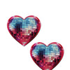 Pastease Sparkling Discoball Heart - Blue and Pink O/S
