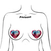 Pastease Sparkling Discoball Heart - Blue and Pink O/S
