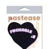 Pastease FCKABLE Heart - Black/Pink O/S