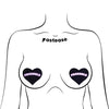 Pastease FCKABLE Heart - Black/Pink O/S