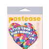 Pastease Tits Your Birthday! Heart - Multi-Color O/S