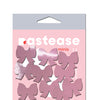 Pastease Mini Faux Leather Bows - Baby Pink Pack of 8
