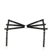 Adore Femme Fatale Waist Harness w/Detachable Garters Black O/S