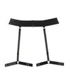 Adore Bombshell Garter Belt w/Leg Bands Black O/S