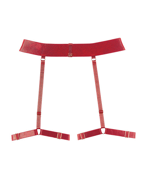 Adore Bombshell Garter Belt w/Leg Bands Red O/S