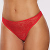 Allure All Wrapped Up Thong w/Bow - Red O/S