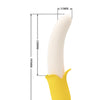 Pretty Love Banana Geek Thrusting Vibrator - Yellow