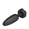 Pretty Love Tarion Thrusting Butt Plug w/Multi Color Bottom Light - Black