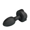 Pretty Love Olman Small Butt Plug w/Multi Color Bottom Light - Black