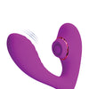 Pretty Love Nauty Thumping & Vibrating Insertable Vibrator - Fuchsia
