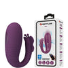 Pretty Love Klay App-Enabled Thrusting Hands-Free Vibrator - Purple