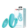 Pretty Love Remi Thrusting Hands-Free Vibrator - Aqua