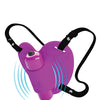 Pretty Love Heartbeat Strap On Clitoral Massager - Fuchsia