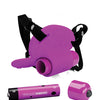 Pretty Love Heartbeat Strap On Clitoral Massager - Fuchsia