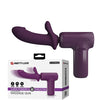 Pretty Love DJ Scholar Dual Thrusting Gun Massager - Purple