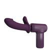 Pretty Love DJ Scholar Dual Thrusting Gun Massager - Purple