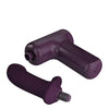 Pretty Love DJ Scholar Dual Thrusting Gun Massager - Purple