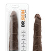Blush Dr. Skin Cock Vibe 9" Vibrating Cock - Chocolate