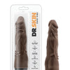 Blush Dr. Skin Cock Vibe 8" Vibrating Cock - Chocolate