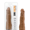 Blush Dr. Skin Cock Vibe 8" Vibrating Cock - Mocha