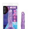 Blush Naturally Yours 5" Mini Cock - Purple