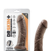 Blush Dr. Skin Plus 8" Posable Dildo - Chocolate