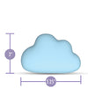 Blush Play With Me Cuddle Cloud - Blue