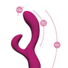Blush Quinn Rabbit Vibrator - Burgundy
