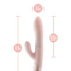 Blush Fraya Rabbit Rechargeable Vibrator - Pink