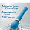 Blush Dianna Wand Massager - Teal
