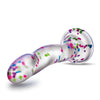 Blush Neo Elite Hanky Panky 7" Confetti Dildo - Glow in the Dark