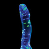 Blush Neo Elite Hanky Panky 7" Confetti Dildo - Glow in the Dark