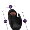 Blush M For Men - Lickety Split - Vibrating Penis Head Stimulator - Black