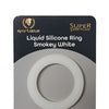 Spartacus Liquid Silicone Cock Ring - Smokey White