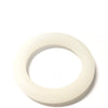 Spartacus Liquid Silicone Cock Ring - Smokey White