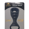 Spartacus Liquid Silicone Cock and Ball Sheath - Black