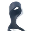 Spartacus Liquid Silicone Cock and Ball Sheath - Black