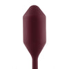 b-Vibe Weighted Snug Plug 5 - 350 g Dark Red