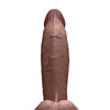 b-Vibe Slipskin 8" Girthy - Brown
