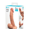 b-Vibe Slipskin 8" Curvy - Mocha