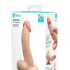b-Vibe Slipskin 9" Curvy - Cream