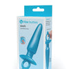 b-Vibe Butties Sleek Tapered Plug - Blue