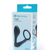 b-Vibe Butties Ringer Cock Ring & Prostate Plug - Black
