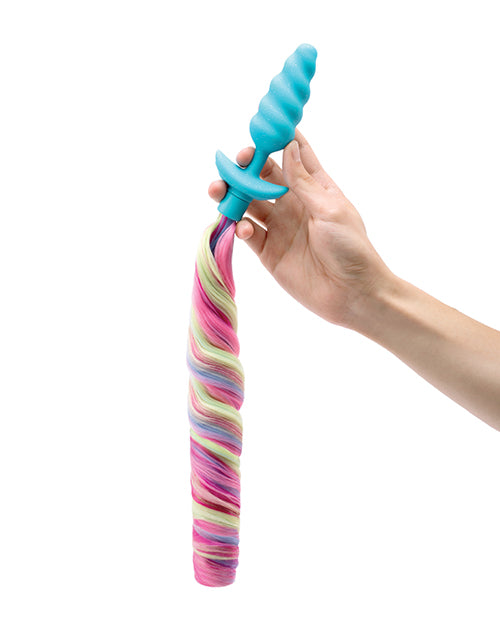 b-Vibe - Unicorn Tail VIbrating Butt Plug - Special Edition