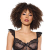 Scallop Stretch Lace Soft Cup Bralette - Black O/S